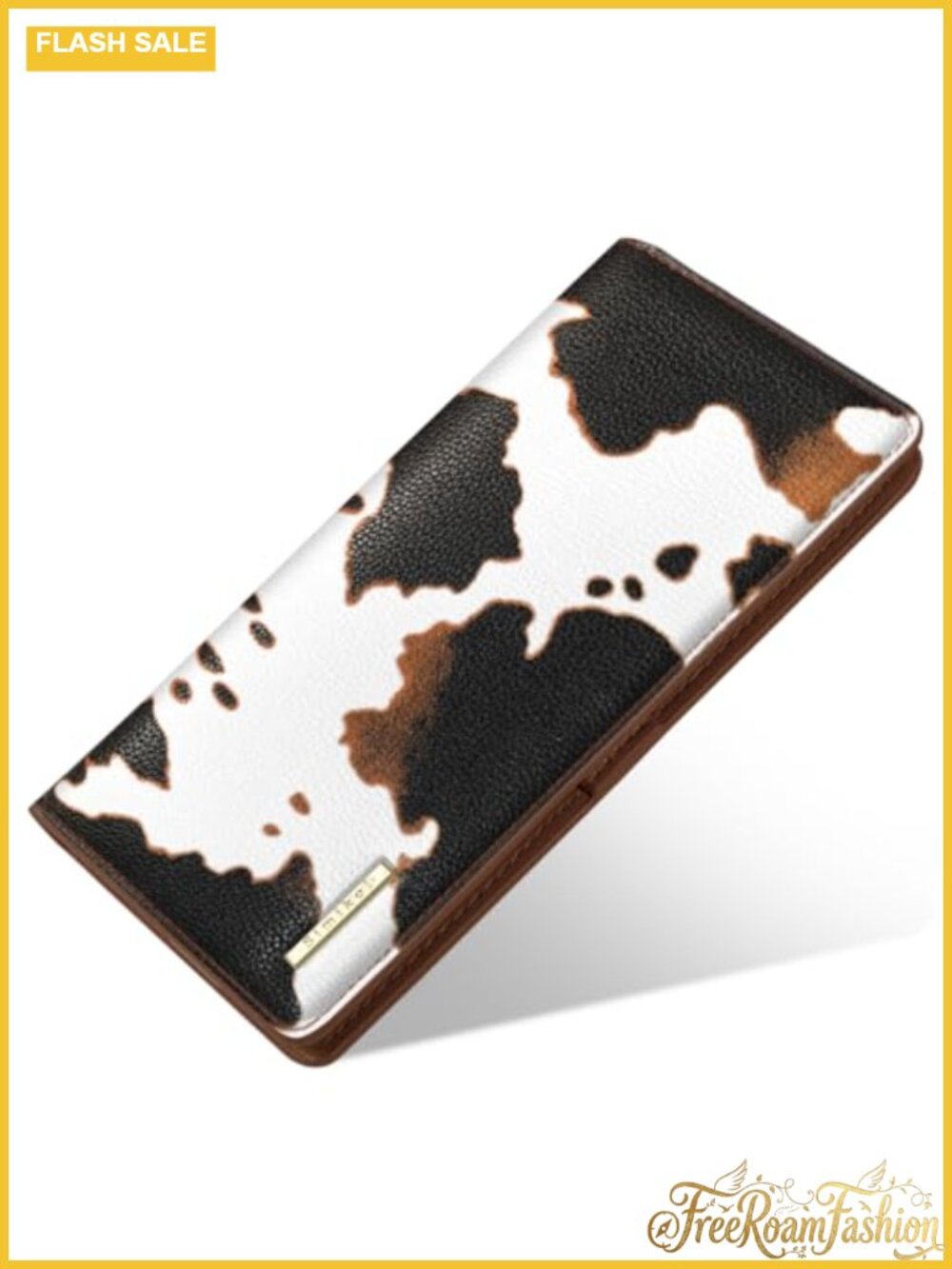 Slim Thin Bifold RFID Wallet Faux Leather Card Holder Long Purse
